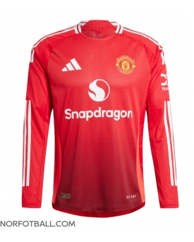 Billige Fotballdrakt Manchester United Replika Hjemmedrakt 2024-25 Langermet
